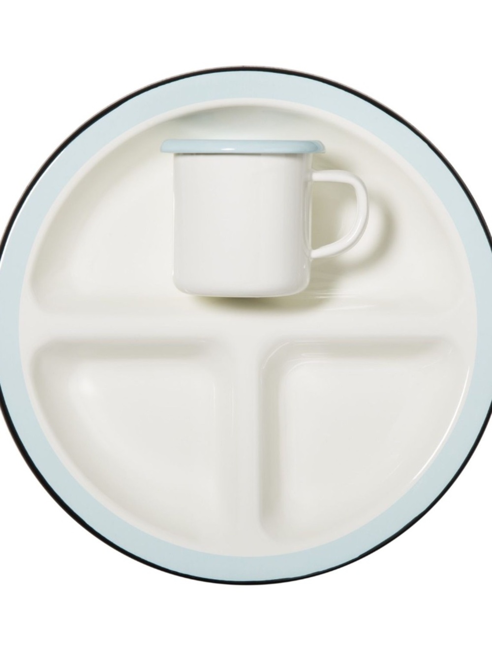 Hearth & Hand with Magnolia divided enamelware plate (no cup)